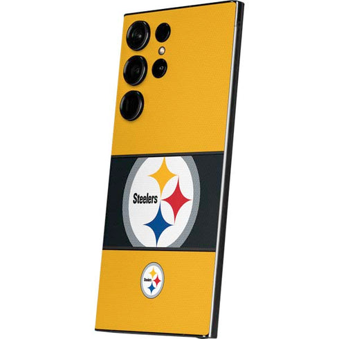 NFL Pittsburgh Steelers Zone Block Galaxy S25 Ultra Skin